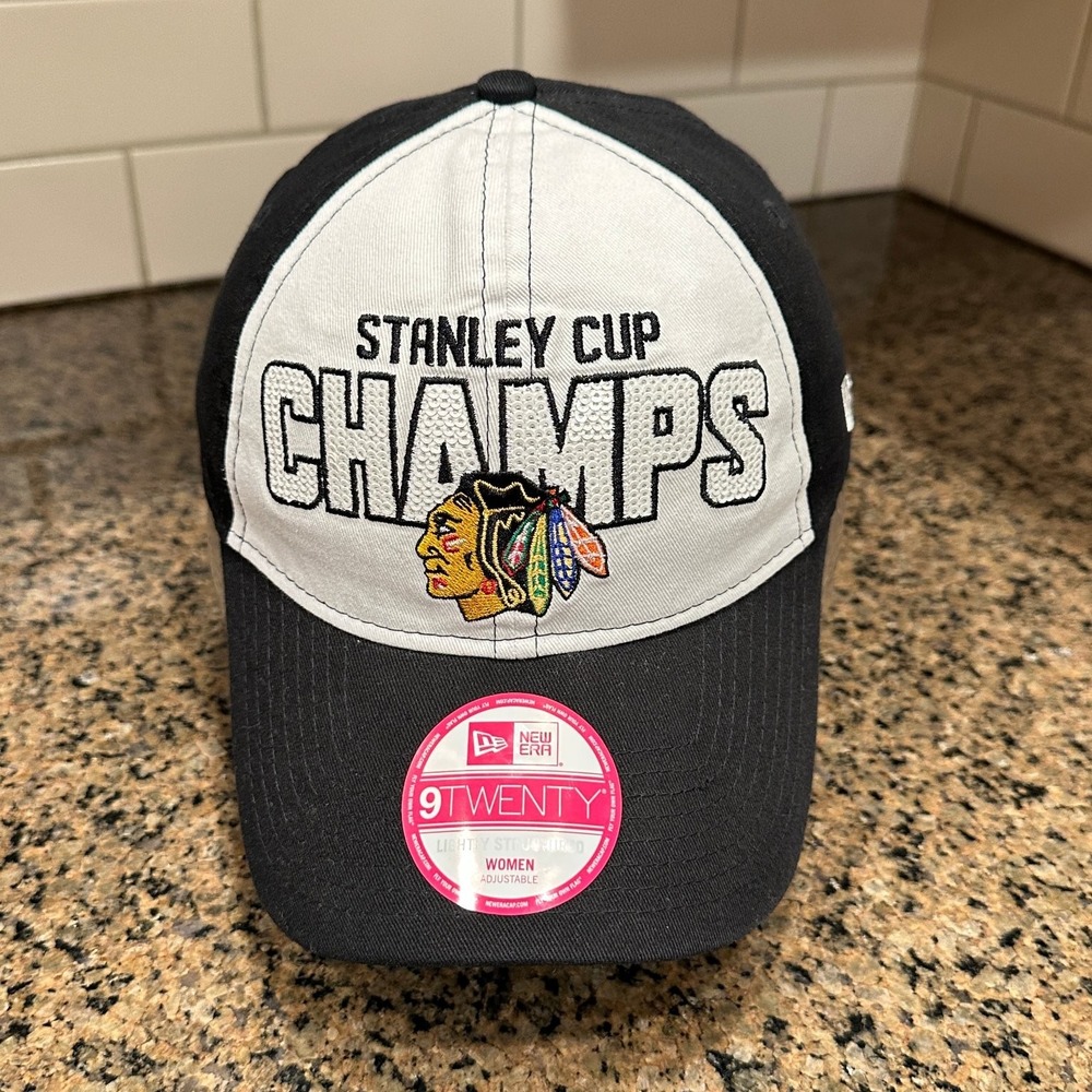 Chicago Blackhawks New Era 9TWENTY Stanley Cup Champs Adjustable Women's Hat New